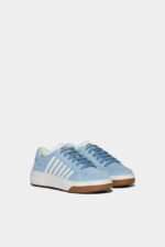Dsquared2 Iconic LIGHT BLUE/BROWN Bumper Sneakers D2 - Image 3