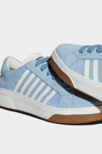 Dsquared2 Iconic LIGHT BLUE/BROWN Bumper Sneakers D2 - Image 4