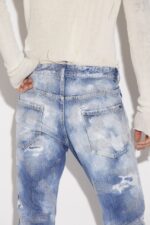 Dsquared2 Iconic Light Camo Glitter Wash Cool Guy Jeans - Image 4