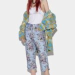Dsquared2 Iconic Light Flower Wash Kawaii Jeans