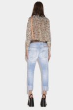 Dsquared2 Iconic Light L.A. Wash Cool Girl Cropped Jeans - Image 2