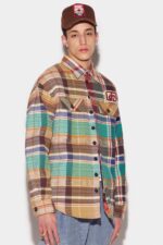 Dsquared2 Iconic Lined Drop Over Shirt - Image 3