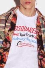 Dsquared2 Iconic Lined Drop Over Shirt - Image 5