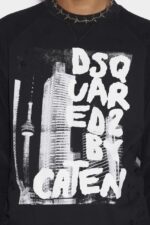 Dsquared2 Iconic Logo Cool Raglan Crew Sweater - Image 3