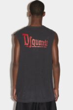 Dsquared2 Iconic Logo Destroy Tank Top - Image 2