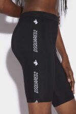 Dsquared2 Iconic Logo Leaf Bike Short - Image 3