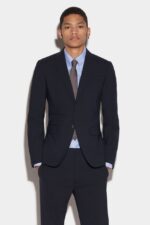 Dsquared2 Iconic London Two Button Suit D2 NAVY - Image 3