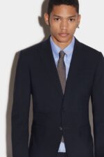 Dsquared2 Iconic London Two Button Suit D2 NAVY - Image 4