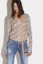 Dsquared2 Iconic Long Sleeve Fitted Shirt