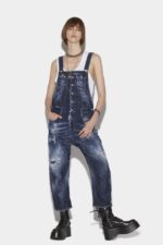 Dsquared2 Iconic Loose Dungarees - Image 3