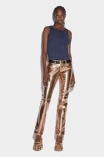 Dsquared2 Iconic Low Waist Bumster Trousers SILVER