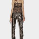 Dsquared2 Iconic Low Waist Bumster Trousers SILVER/FANTASY