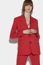 Dsquared2 Iconic Manhattan Jacket GOLDEN LIME/SALMON - Image 3