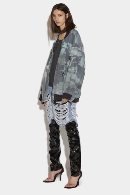 Dsquared2 Iconic Maxi Bomber GREEN