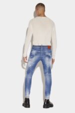 Dsquared2 Iconic Medium Breeze Wash Skater Jeans - Image 2