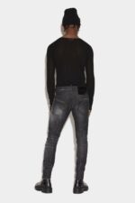 Dsquared2 Iconic Medium Clean Black Wash Sexy Twist Jeans - Image 2