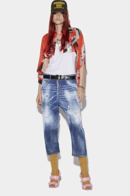 Dsquared2 Iconic Medium Spotty Wash Kawaii Jeans