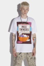 Dsquared2 Iconic Mice Twins Slouch T-Shirt - Image 3