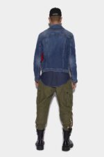 Dsquared2 Iconic Military Tape Cargo Trousers - Image 2
