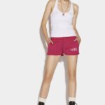 Dsquared2 Iconic Mini Icon Shorts WHITE/DARK FUXIA