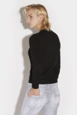 Dsquared2 Iconic Mini Icon Sweater BLACK - Image 2