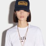 Dsquared2 Iconic Mini Icon T-Shirt WHITE/DARK FUXIA