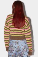 Dsquared2 Iconic Mini Stripes Sweater CAMEL D2 CAMEL - Image 2