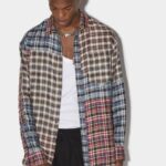 Dsquared2 Iconic Mix Check Drop Shirt
