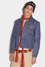Dsquared2 Iconic Monogram Dan Jean Jacket
