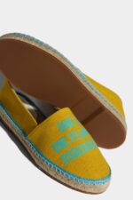 Dsquared2 Iconic OCHRE/GREEN One Life Organic Cotton Espadrilles D2 OCHRE - Image 4