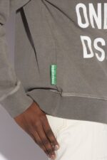 Dsquared2 Iconic One Life Organic Cotton Cool Sweatshirt D2 GREY - Image 4