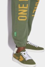 Dsquared2 Iconic One Life Organic Cotton Joggers GREEN - Image 6