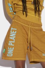 Dsquared2 Iconic One Life Organic Cotton Shorts D2 OCHRE - Image 4