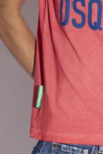 Dsquared2 Iconic One Life Partially Recycled Cotton T-Shirt RED D2 RED - Image 3