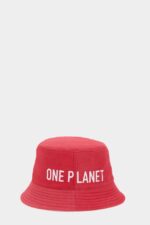 Dsquared2 Iconic One Life Recycled Nylon Bucket Hat POPPY RED/PETAL PINK - Image 2