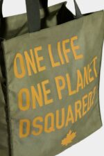 Dsquared2 Iconic One Life Recycled Nylon Shopping Bag - Image 4