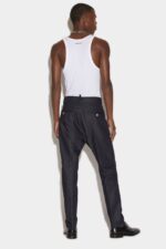 Dsquared2 Iconic One Pleat Trousers - Image 2
