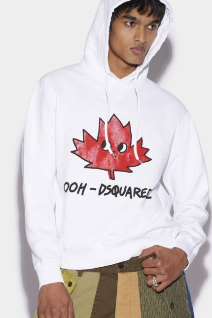 Dsquared2 Iconic Ooh Leaf Cool Hoodie