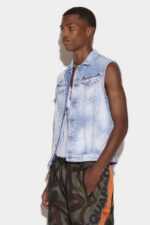 Dsquared2 Iconic Over Jean Vest - Image 3