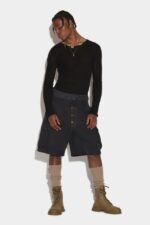 Dsquared2 Iconic Pad Tab Cargo Shorts