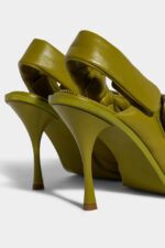 Dsquared2 Iconic PaddeD2 Heeled Sandals GREEN - Image 5