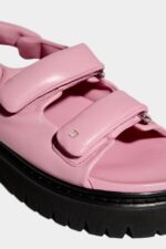 Dsquared2 Iconic PaddeD2 Sandals GREEN/PINK - Image 4