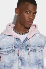 Dsquared2 Iconic PAstel Sky Dan Jacket - Image 3