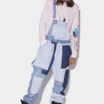 Dsquared2 Iconic Patchwork Dungarees