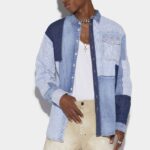 Dsquared2 Iconic Patchwork Western Shirt
