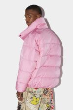 Dsquared2 Iconic PINK Ceresio 9 Puffer Jacket - Image 2