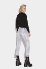 Dsquared2 Iconic Piranha Grey Denim Wash Cool Girl Cropped Jeans - Image 2