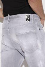 Dsquared2 Iconic Piranha Grey Denim Wash Cool Guy Jeans - Image 5