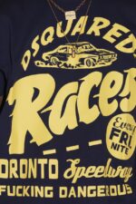 Dsquared2 Iconic Races Cigarette T-Shirt - Image 3