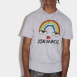 Dsquared2 Iconic Rainbow Cool T-Shirt